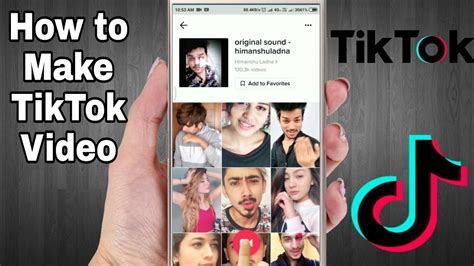 how to make a tiktok video with pictures and music